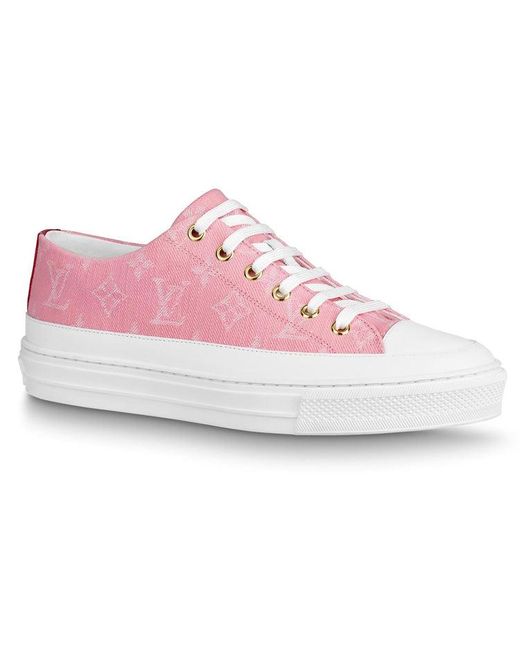 Pink louis clearance vuitton trainers