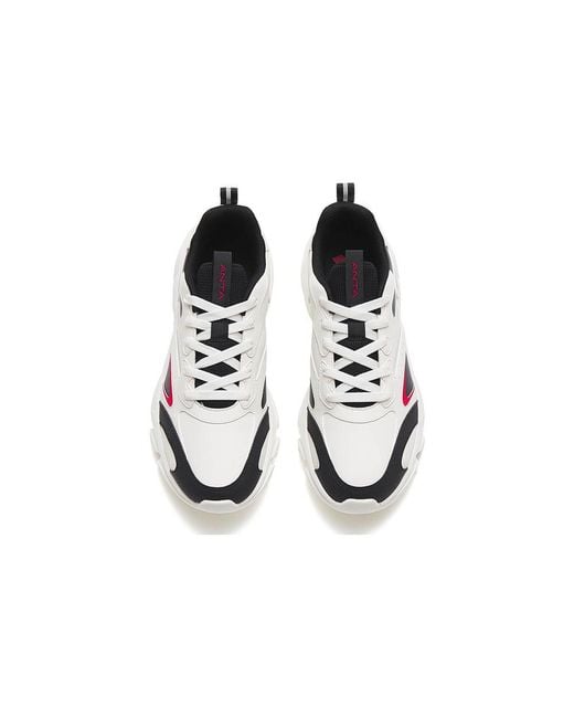 Anta White Running Shoes for men