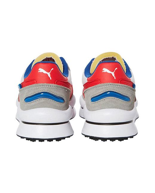 PUMA White Style Rider Play On Sd Mesh Scarlet' for men
