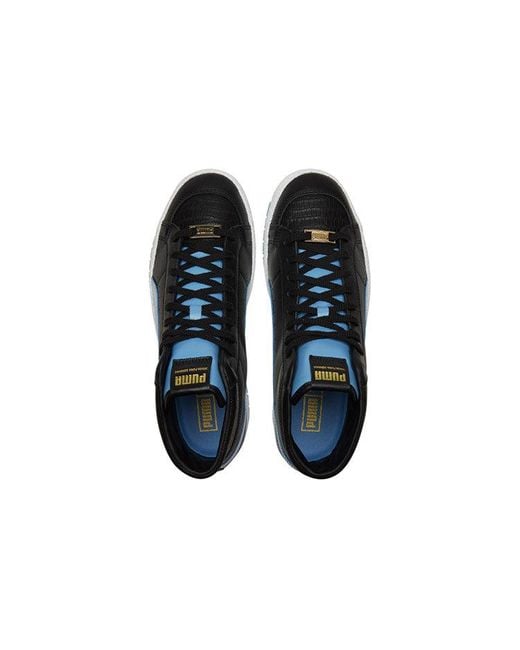 PUMA Black Ralph Sampson 70 Mid Layer Sneakers