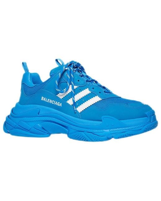 Balenciaga Blue / Adidas - Triple S Sneakers for men