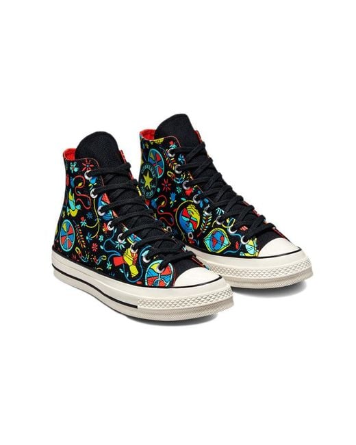 Converse Blue Chuck 70 High 'Peace & Unity' for men