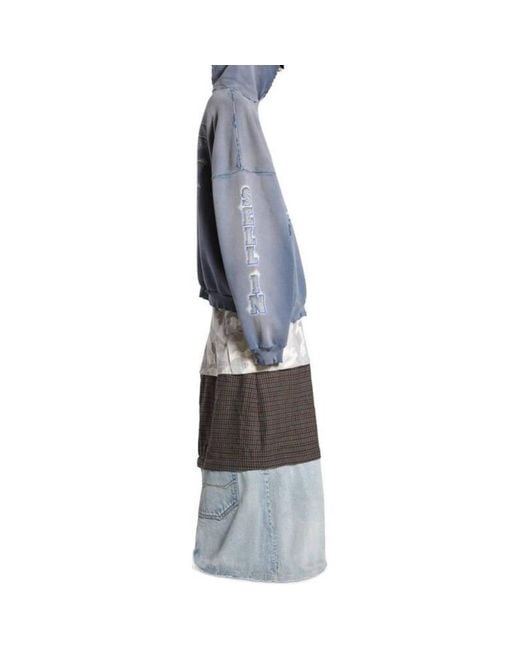 Balenciaga Blue (Wmns) Snbn Hoodie