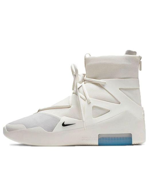 Nike White Air Fear Of God 1 'Sail' for men