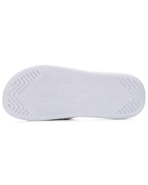 PUMA White Popcat Mini Logo for men