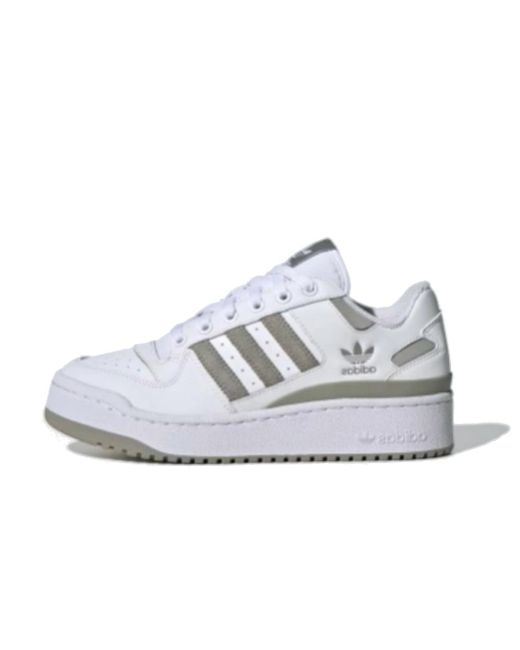 Adidas White (Wmns) Originals Forum Bold Stripes