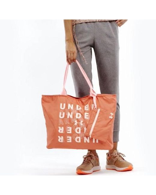 Under Armour Red (Wmns) Big Wordmark 2.0 Tote Bag