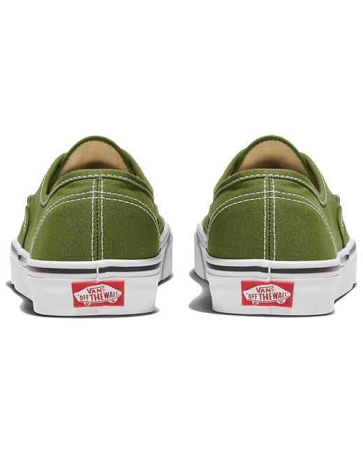 Vans Green Authentic 'Pesto' for men