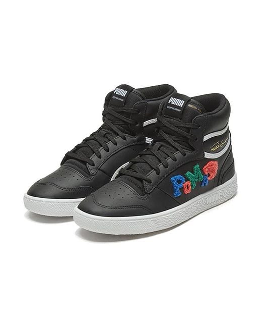 PUMA Black Ralph Sampson Mid 'Badges for men