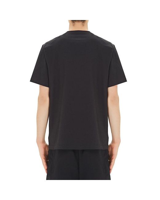 Adidas Black Y-3 Solid Color Casual Short Sleeve for men