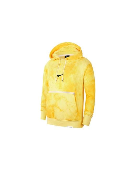 Nike Yellow Hardwood Basketball Pullover for men