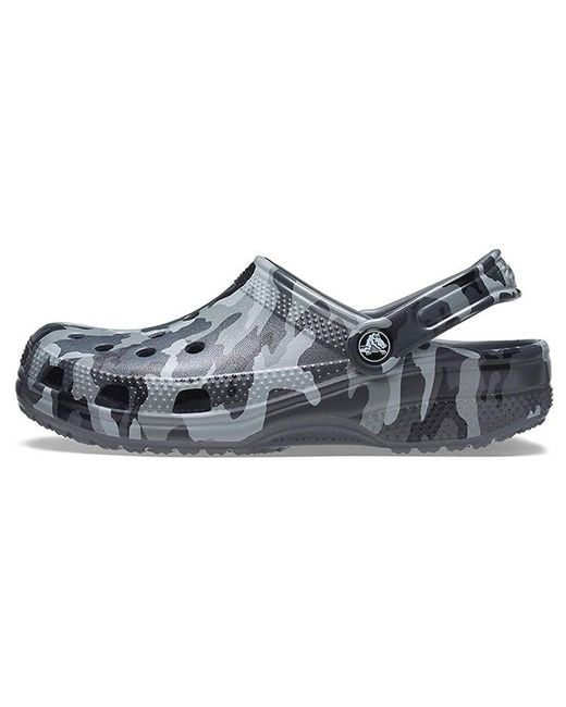 CROCSTM Gray Beach Sandals Camouflage