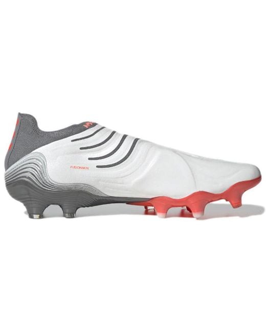 Adidas White Copa Sense+ Fg Solar' for men