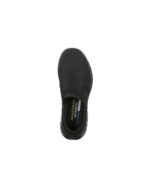Skechers Black Equalizer 4.0 Slip-On Shoes for men