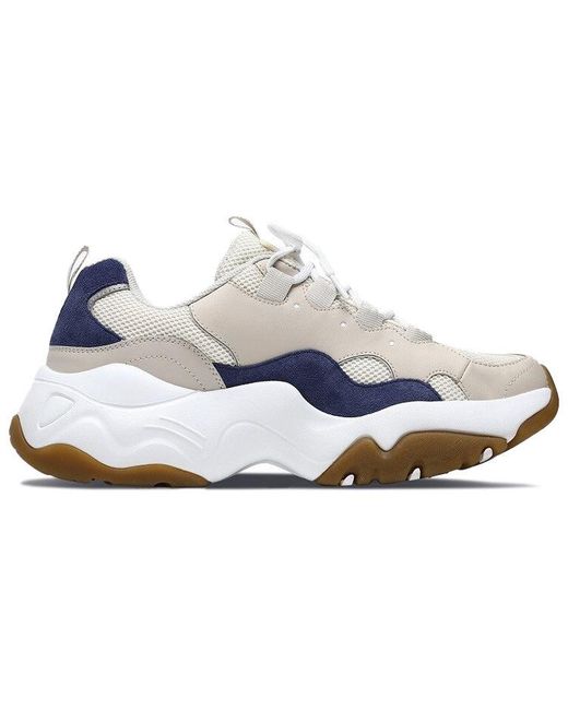 Skechers White D'Lites Leisure Shoes Sepia for men