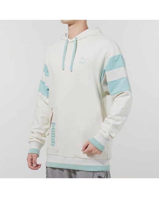 PUMA Blue Retro Embroidered Logo Sports for men