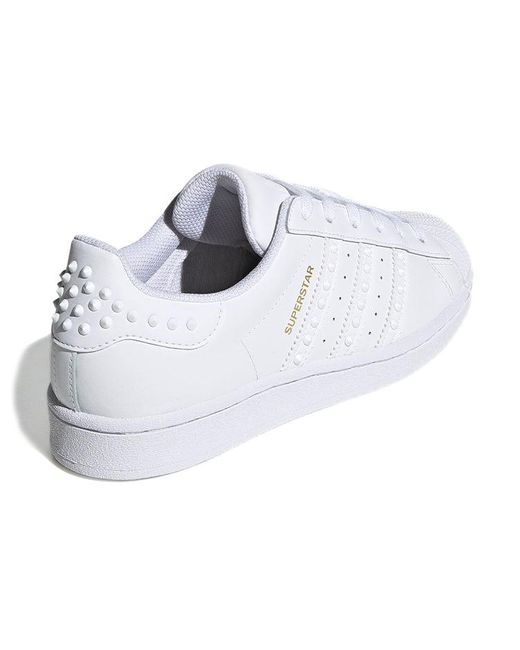 Adidas White (Wmns) Superstar 'Studded Rivets'