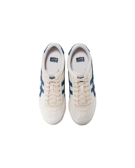 Onitsuka Tiger Blue Machu Racer 'Cream' for men