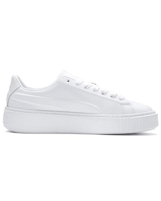 PUMA Platform Seamless Thick Baseplate Shoes For White | Lyst