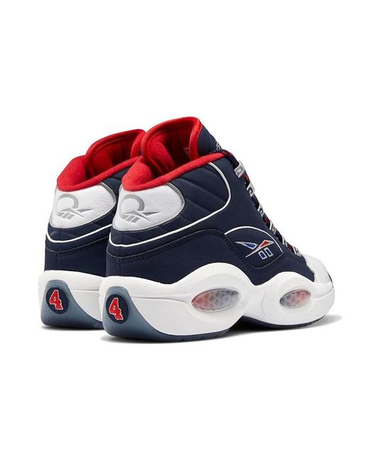 Reebok Blue Question Mid 'Usa' for men