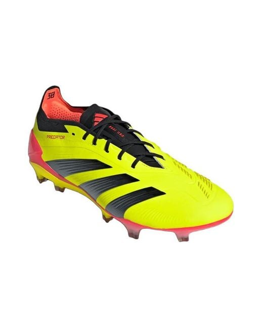 Adidas Yellow Predator 24 Elite Low Fg 'Energy Citrus Pack' for men