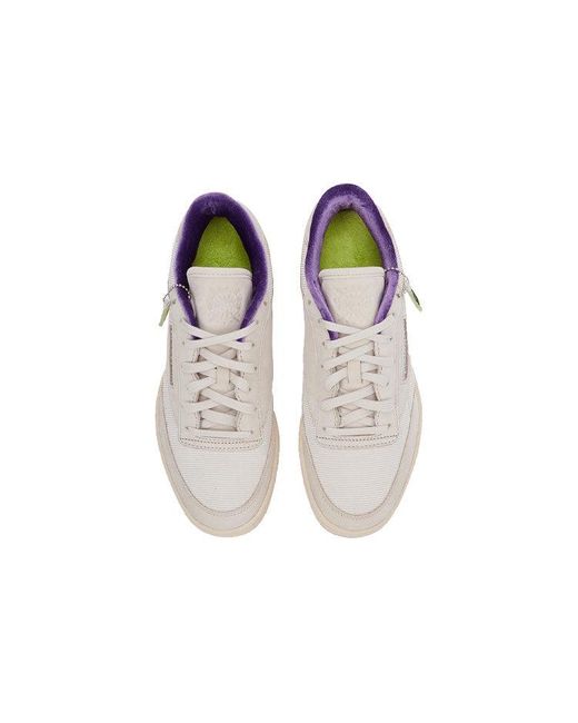 Reebok White Illumination's Minions X Club C 85 'Vicious 6' for men