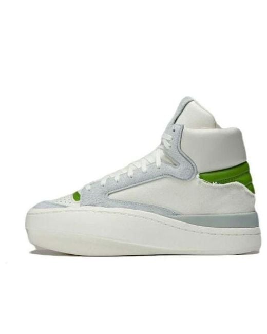 Adidas White Y3 Centennial High 'Team Rave' for men