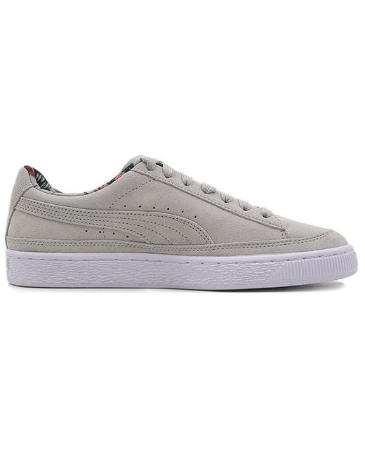 PUMA Gray Suede Skate Palms 'Light' for men