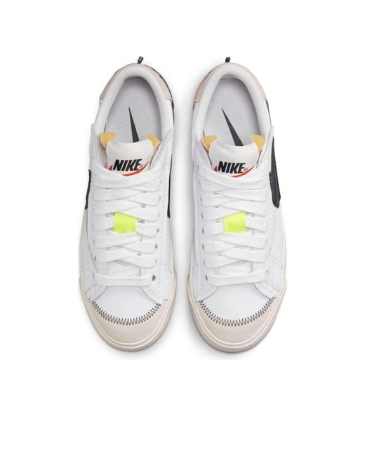 Nike White Blazer Low '77 Jumbo