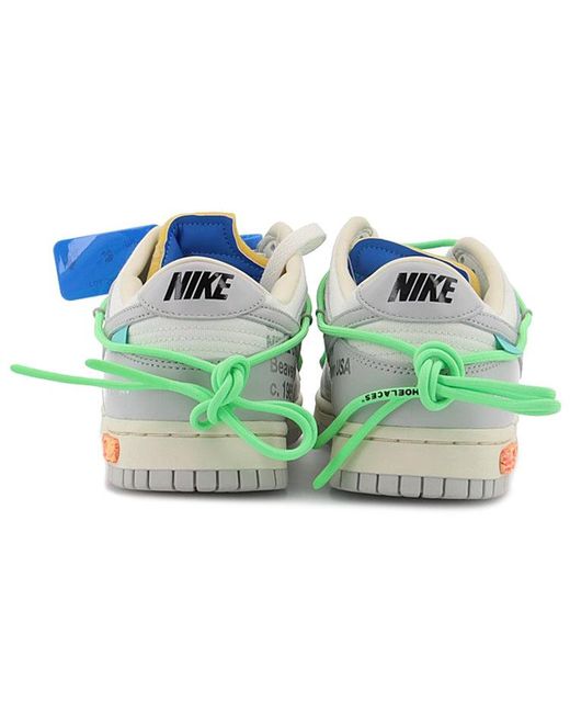 Nike Blue X Off- Dunk Low 'Lot 26 Of 50' for men