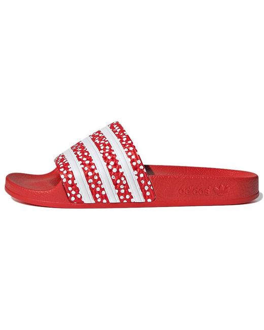 Adidas Red (Wmns) Adilette Slide 'Polka