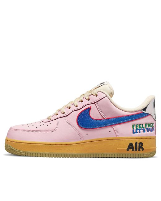 Nike Multicolor Air Force 1 'feel Free, Let's Talk' for men