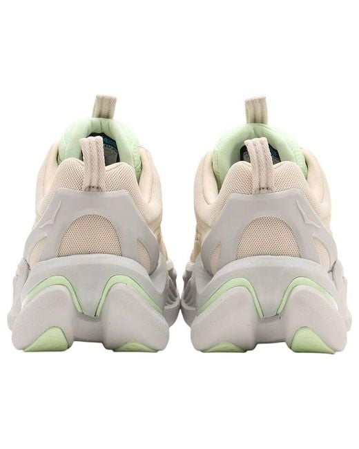 Hoka One One White Elevon X 'Oatmeal Luna Moth' for men