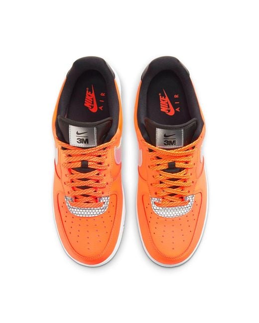 Nike Orange X 3M Air Force 1 '07 Se 'Total' for men