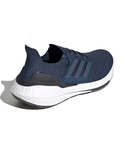 Adidas Blue Ultraboost 21 'Crew' for men