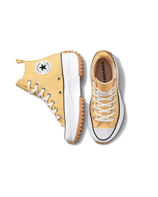Converse Metallic Run Star Hike High 'Citron Zest Gum' for men