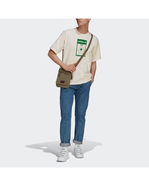 Adidas Natural Originals X Disney Mike Printed Creamy for men