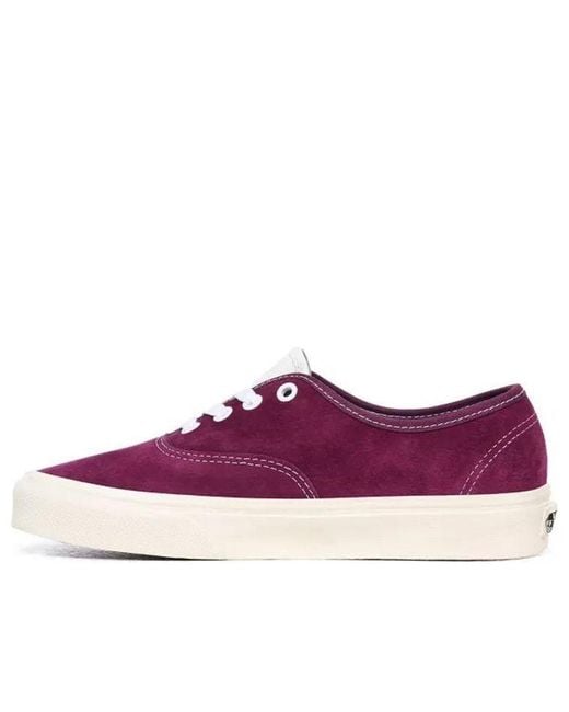 Vans Purple Authentic 'Pig Suede for men