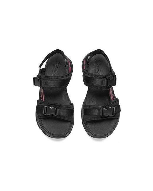 Skechers Black (Wmns) D'Lites 4.0 Sandals