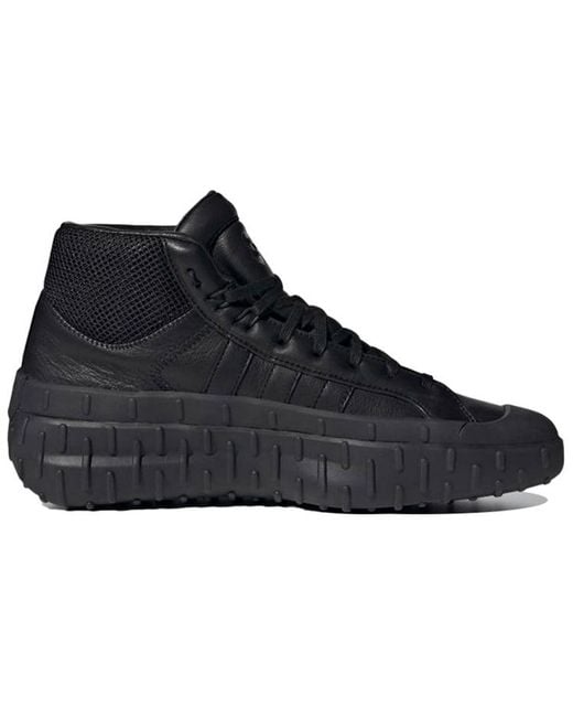 Y-3 Black Sneakers Soft Leather for men