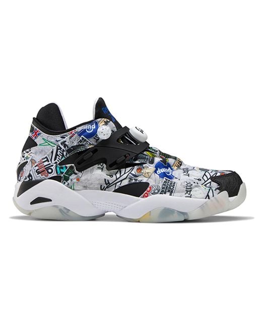 Reebok Blue Pump Court 'Sticker City for men