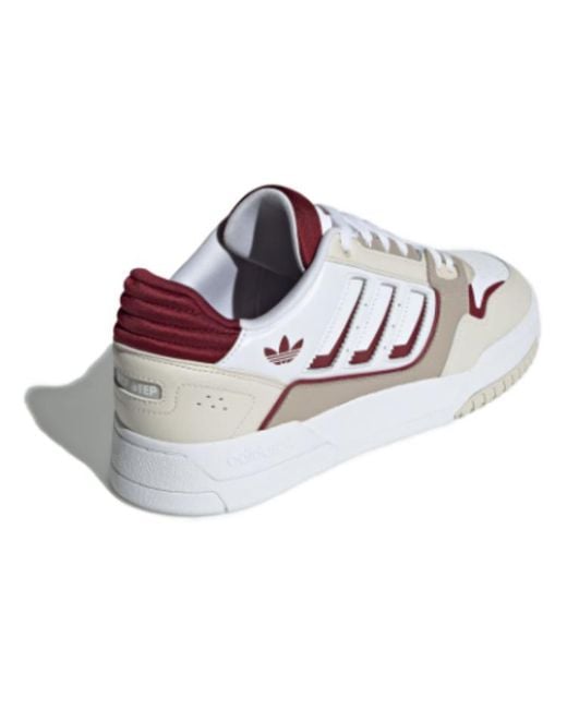 Adidas White Drop Step Low 2.0 for men