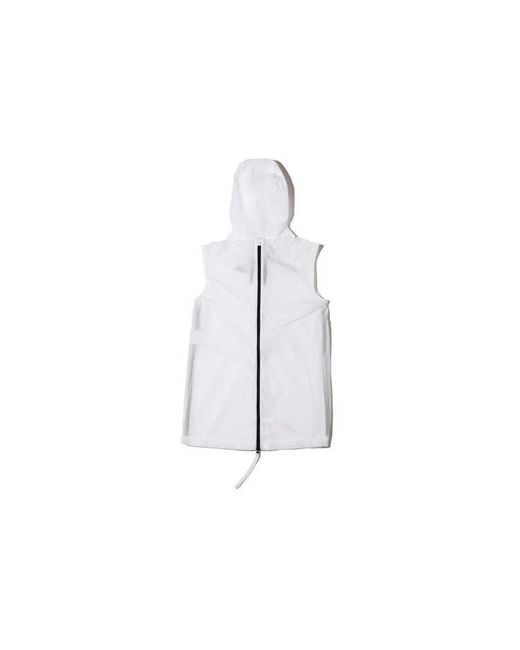 Nike White (Wmns) Sleeveless Casual Sports Hooded Vest