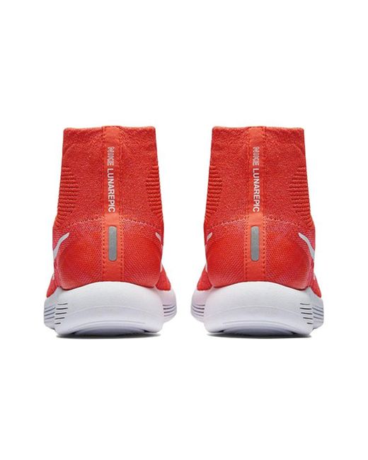 Nike Red (Wmns) Lunarepic Flyknit 'Bright Crimson'