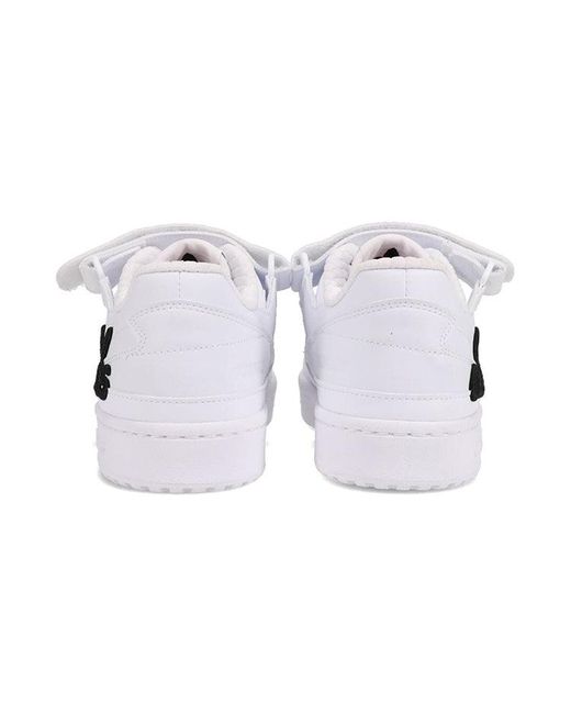 Adidas White X Atmos Forum Low for men