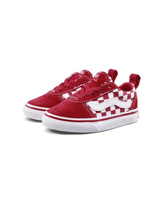 Vans Red Ward Slip-On Shoes Bp for men