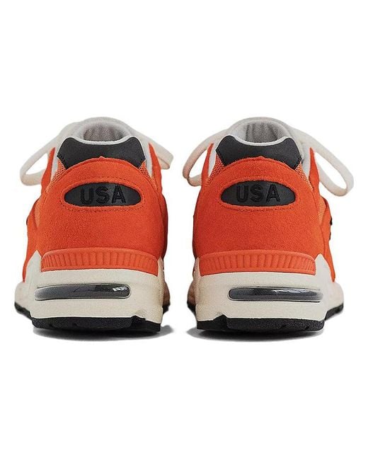 New Balance Red Teddy Santis X 990V2 Made for men