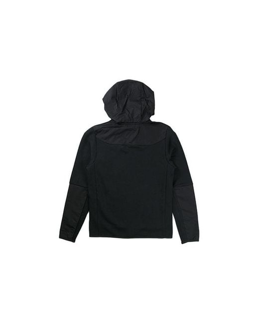 Nike Black Sports Casual Hooded Jacket For for men