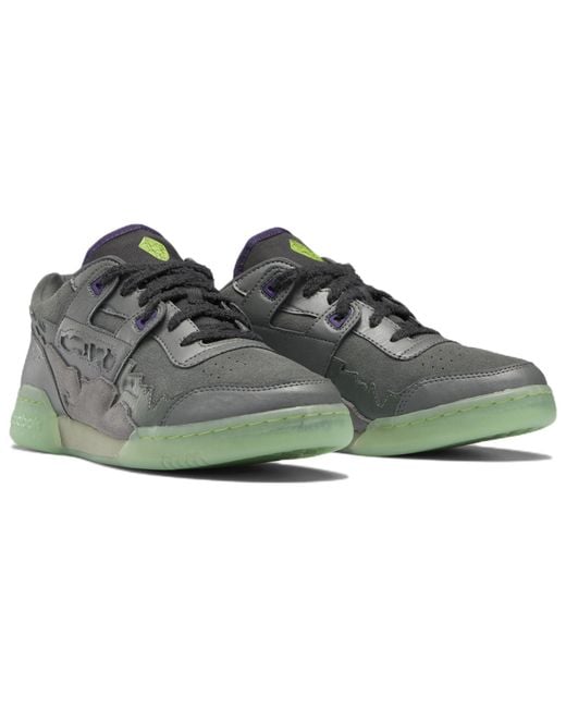 Reebok Gray Dc Workout Plus Shoes 'Essential Free' for men