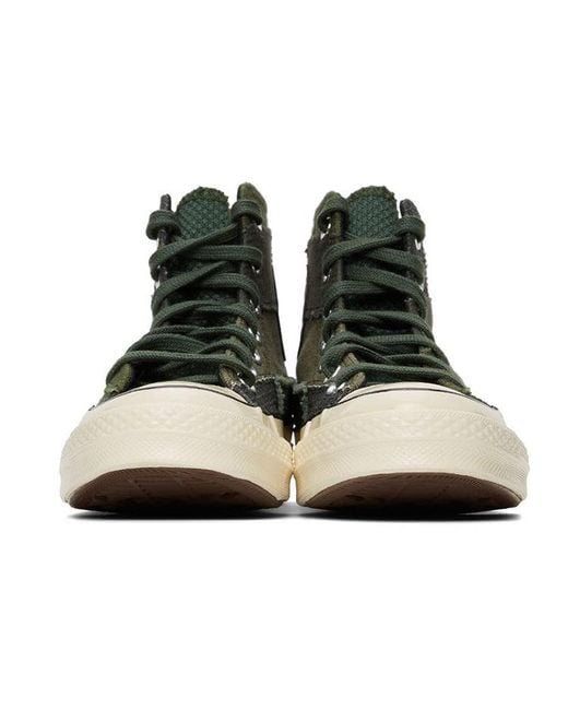 Converse Black Chuck 70 Hi 'Mono Patchwork for men